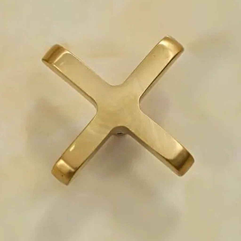 Unlacquered Brass Sink Faucet – Widespread Three-Hole Sink Fixture