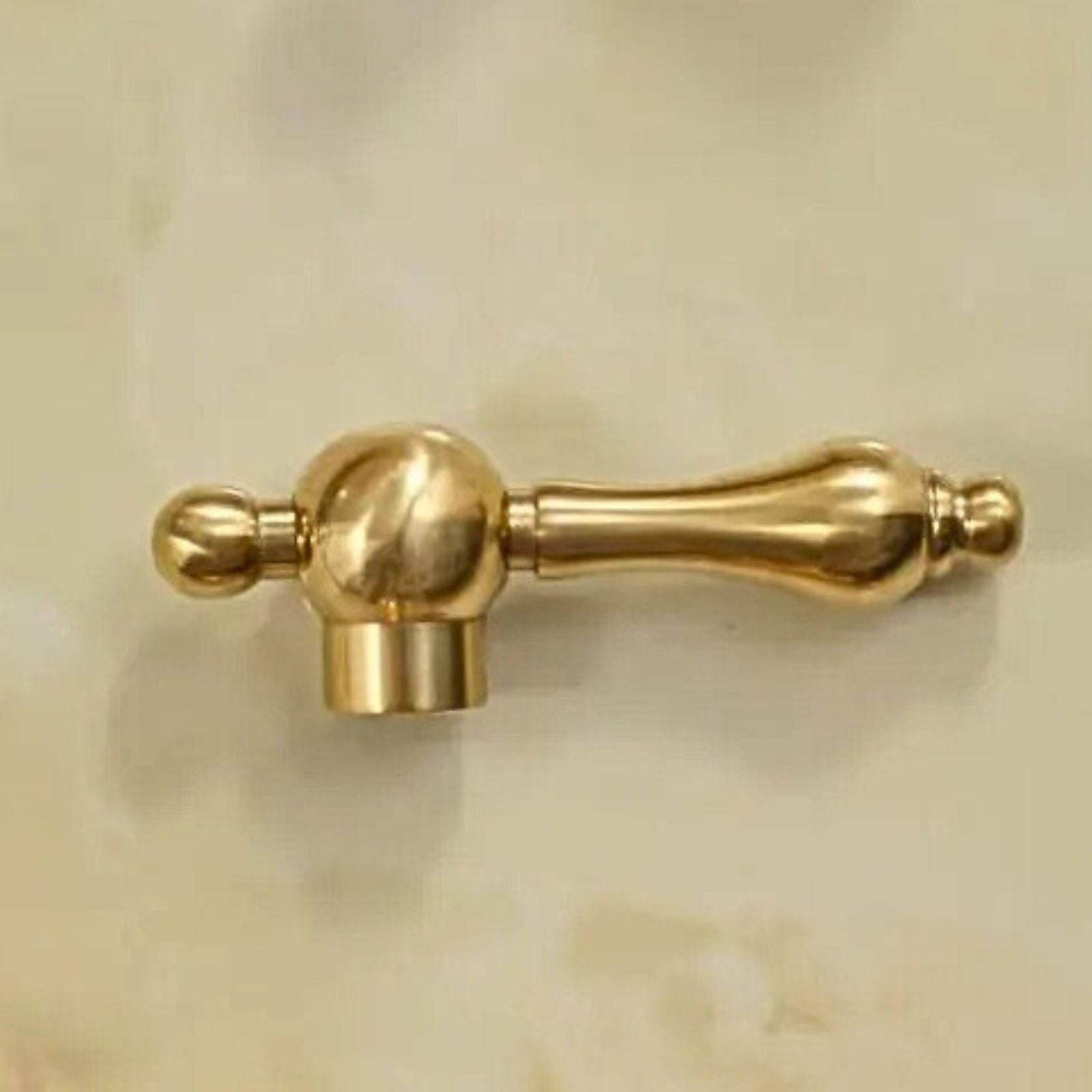 Unlacquered Brass Sink Faucet – Widespread Three-Hole Sink Fixture
